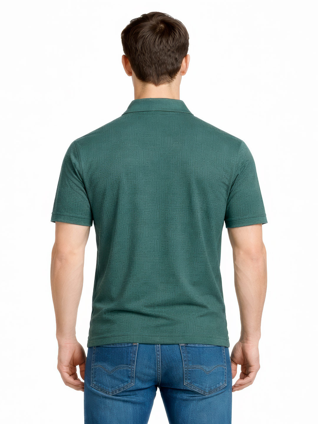 Old Money Textured Polo T-Shirt