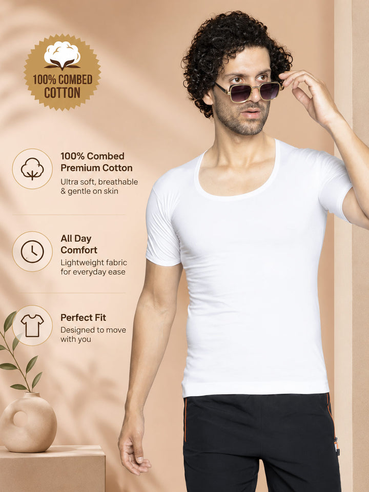Calm Vest White-Sleeve