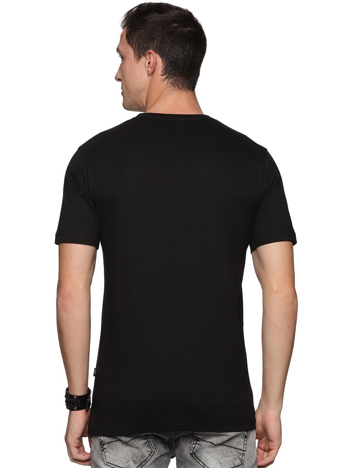 creative round neck t-shirt for mens #color_black