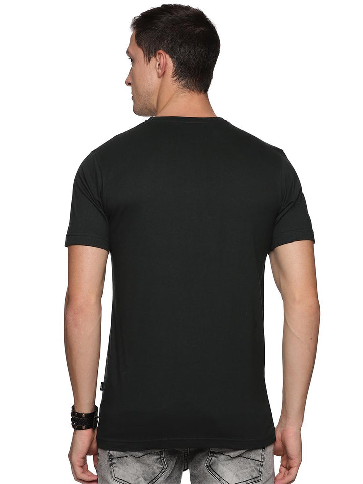 creative round neck t-shirt for mens #color_black-olive