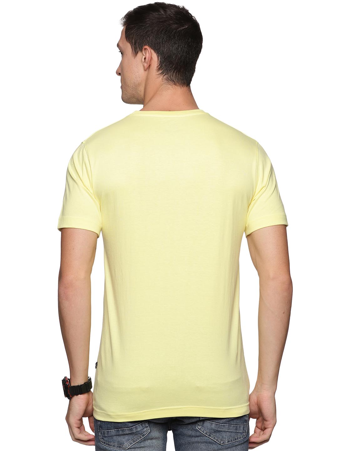 creative round neck t-shirt for mens #color_buff