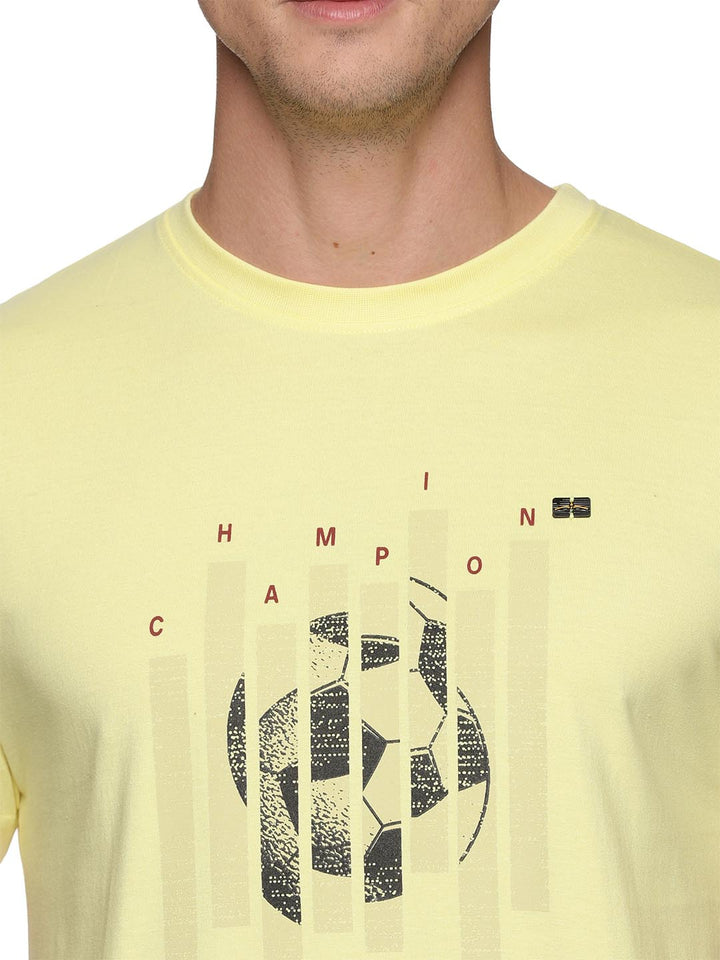 creative round neck t-shirt for mens #color_buff