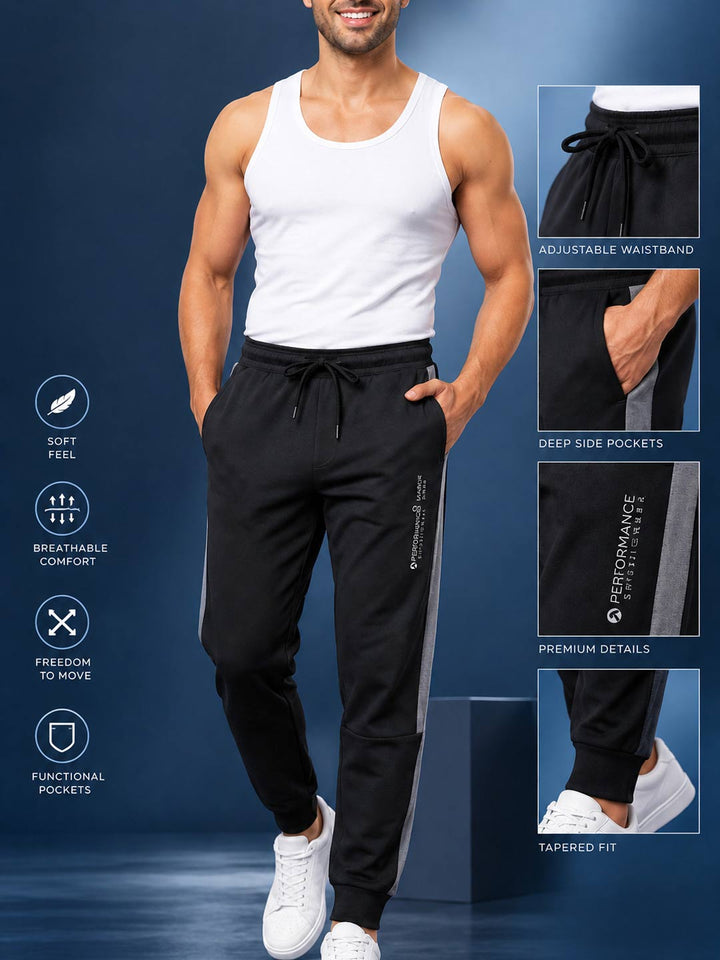 Crux Mens Track Pant - Black