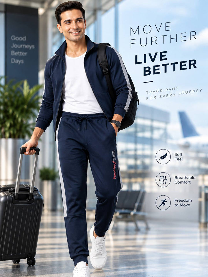 Crux Mens Track Pant - Navy