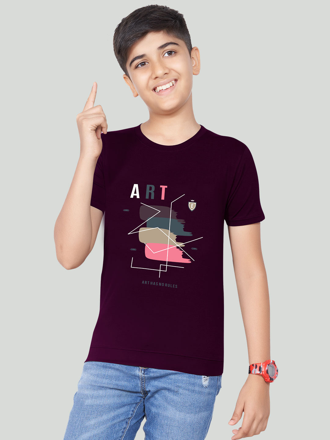 20-20 classic t-shirt for boys #color_dark-sienna