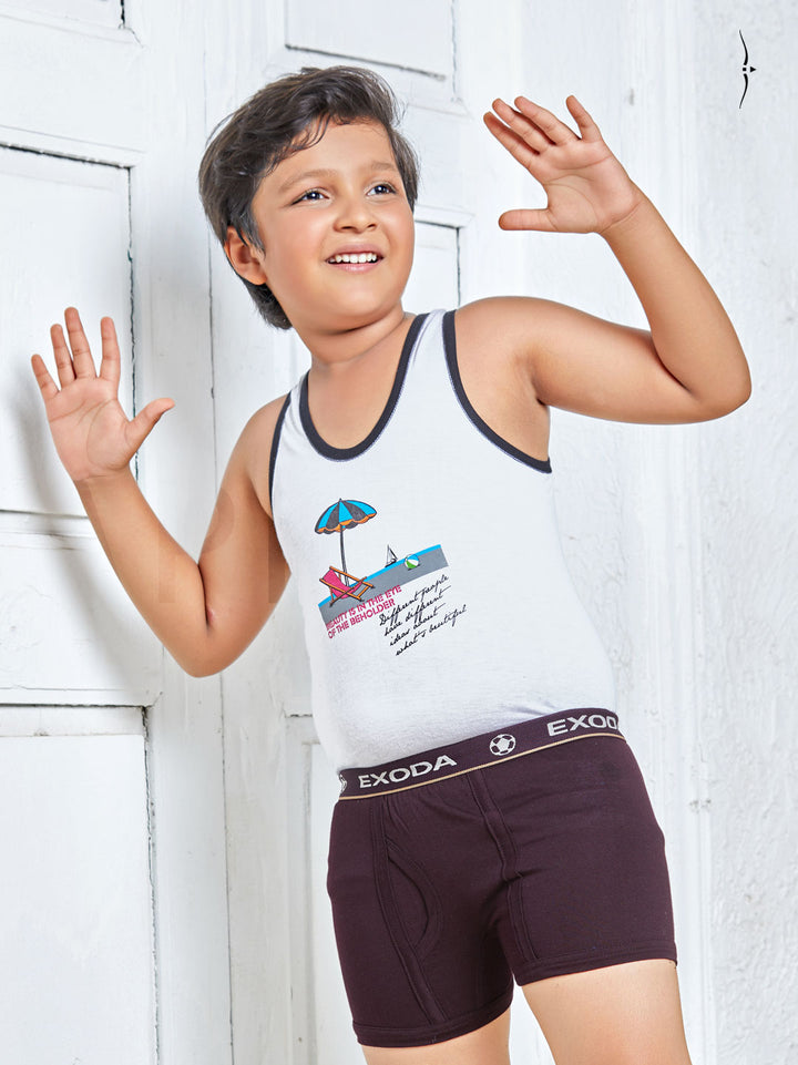 exoda folding trunk for boys maroon color-essa garments#color_dark-sienna