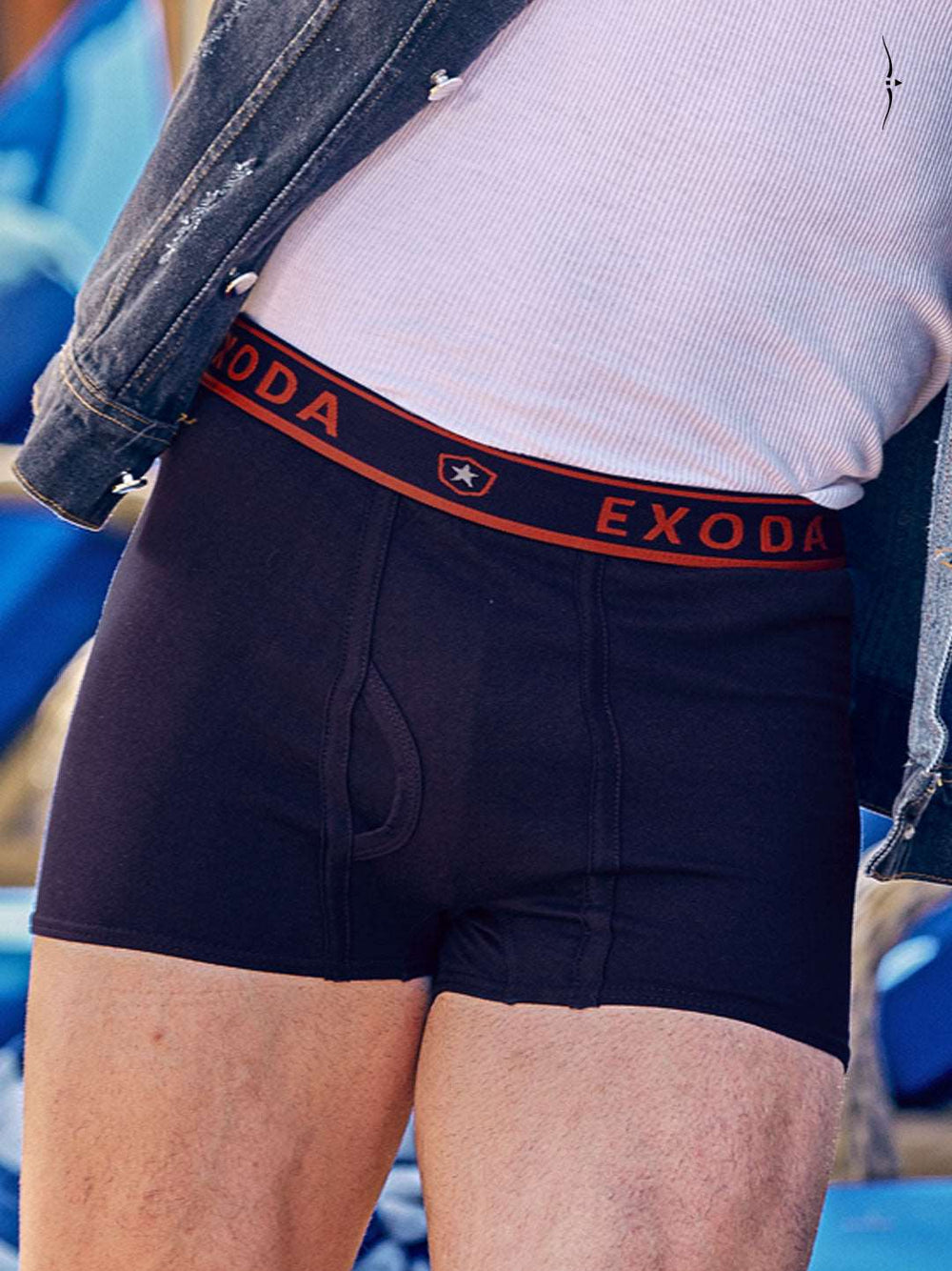 exoda mini trunk for men navy color-essa garments#color_mirage