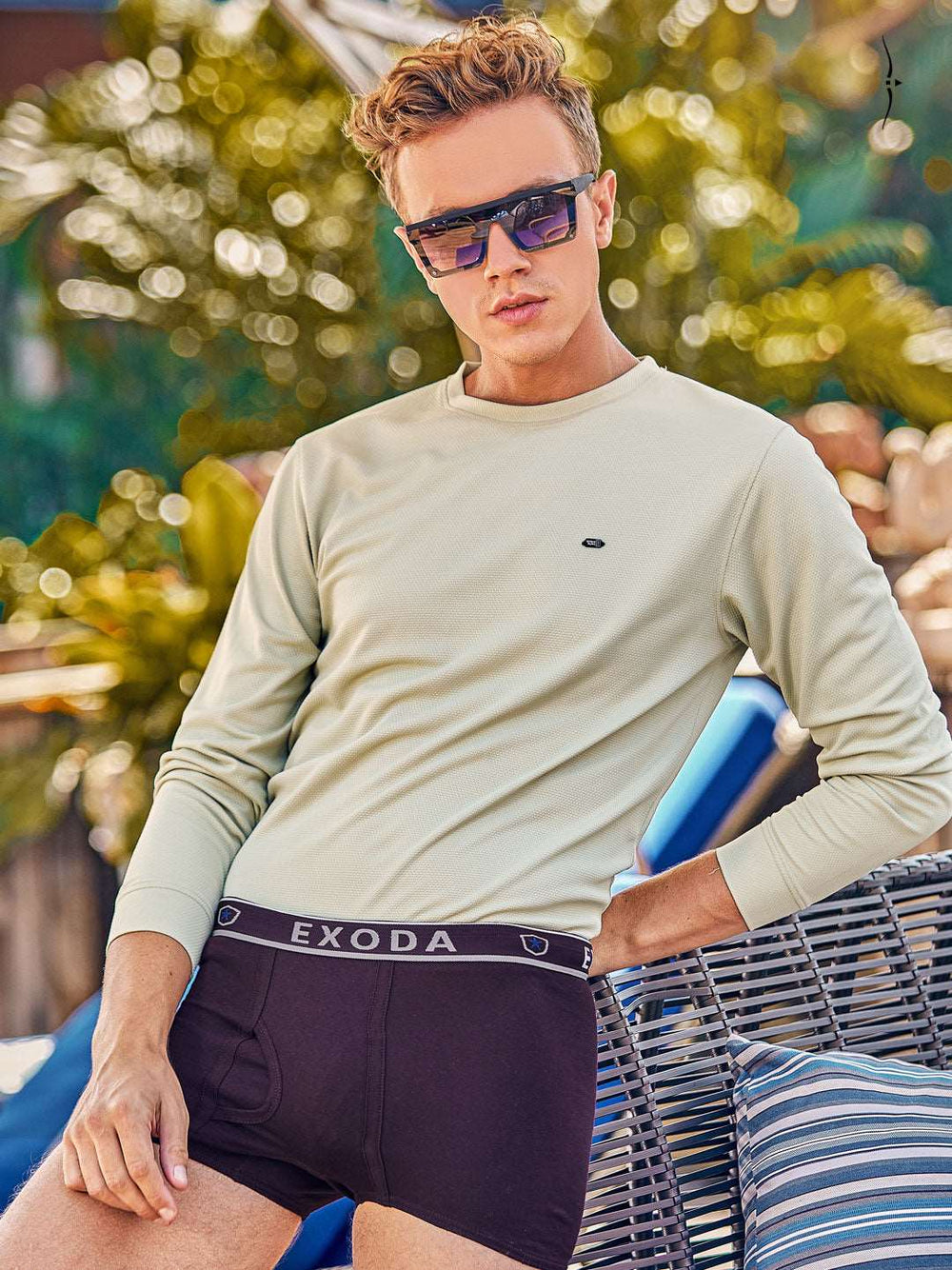 exoda mini trunk for men light maroon color-essa garments#color_dark-sienna