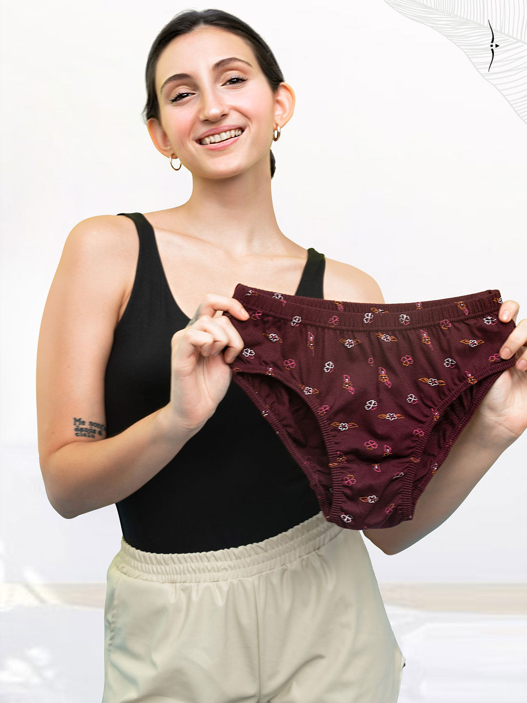 Ladies Essa Printed Cotton Panty Size: S - Xxxl at Best Price in