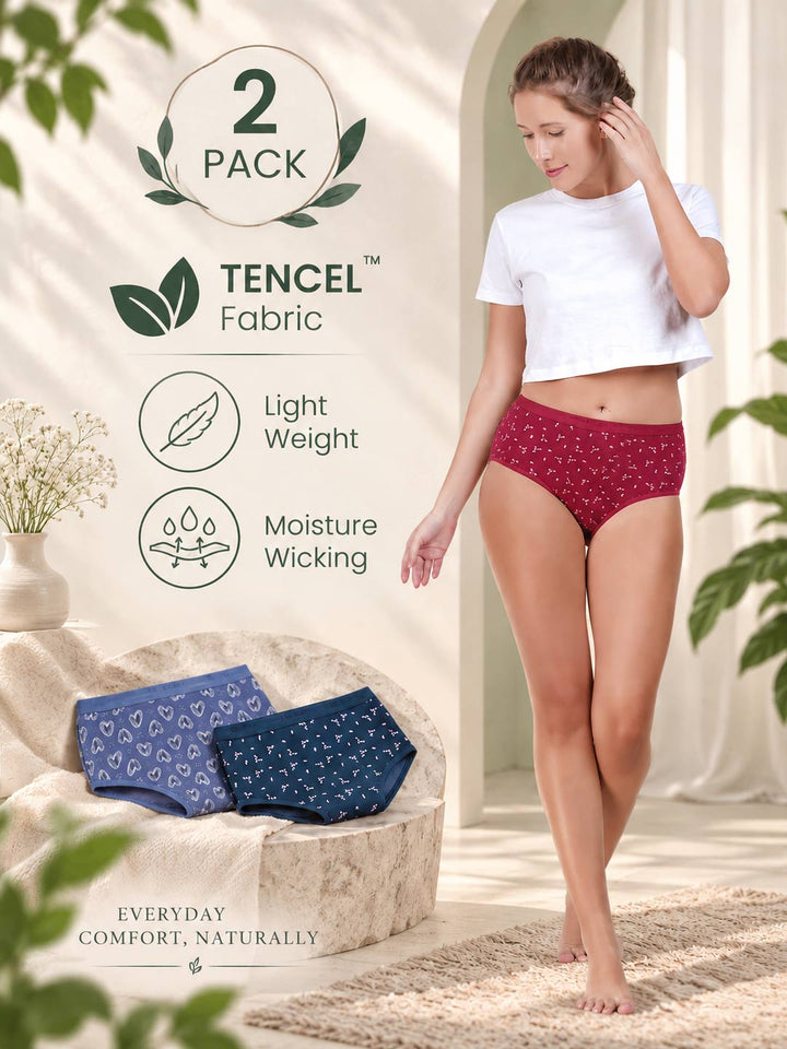 Micro Modal Printed Panties FG-4005 (Pack Of 2)
