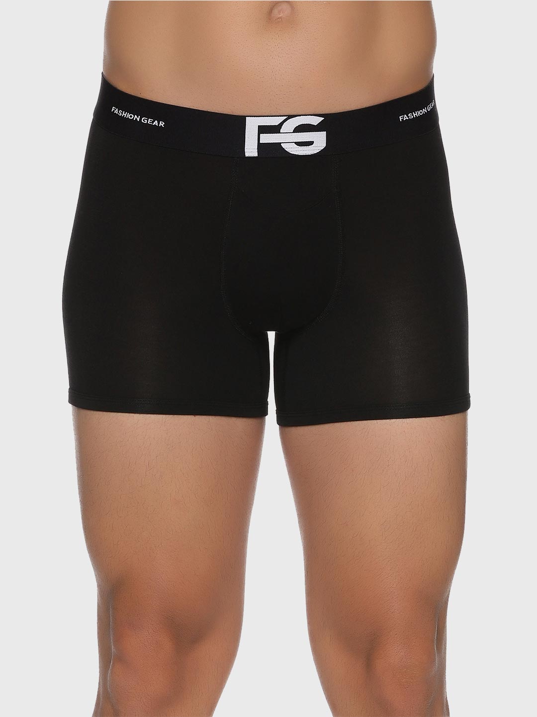 fg mens plain trunk #color_black