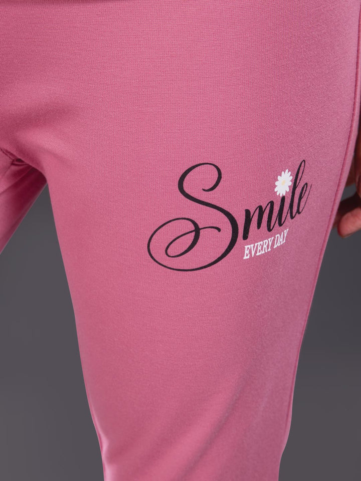 fg g-3767 girls printed 3/4th set color mandy