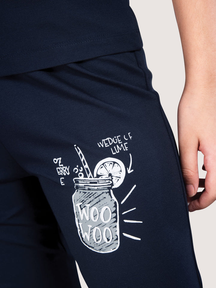 fg g-3767 girls printed 3/4th set color mirage