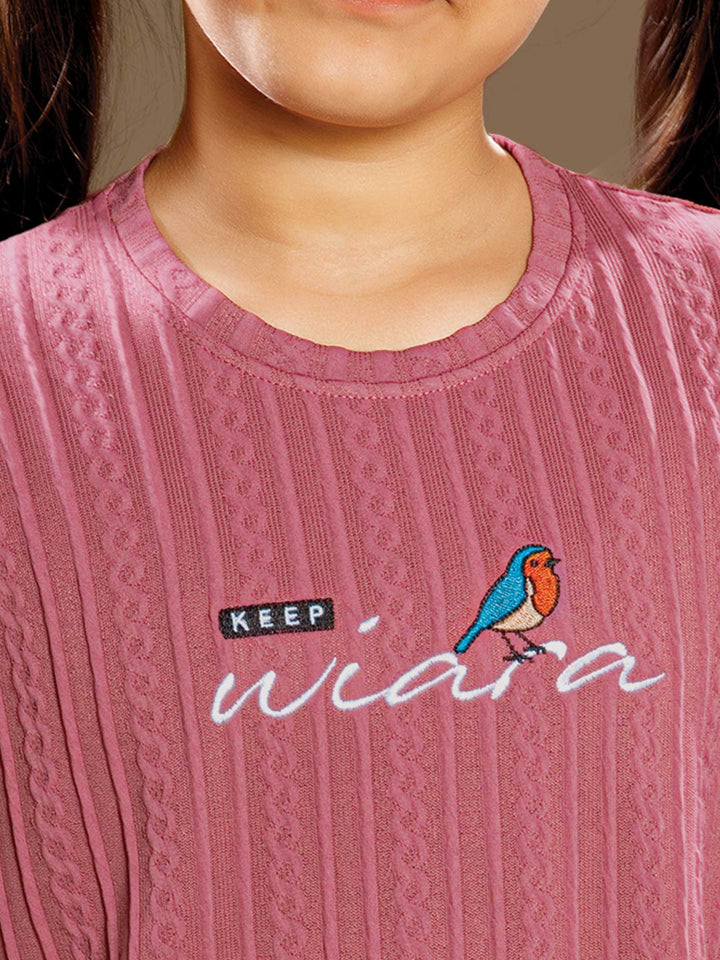 g-4389 crop top t-shirt for girls 