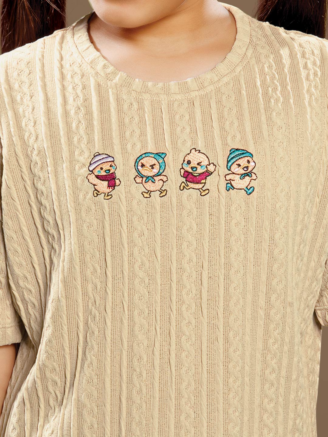 g-4389 crop top t-shirt for girls 