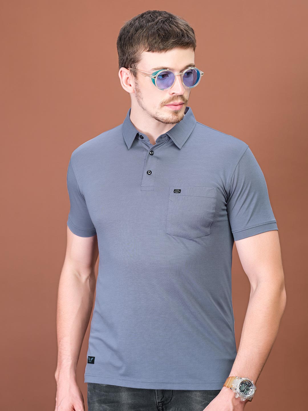 fg-1215 plain polo t-shirt for men #color_jet-grey
