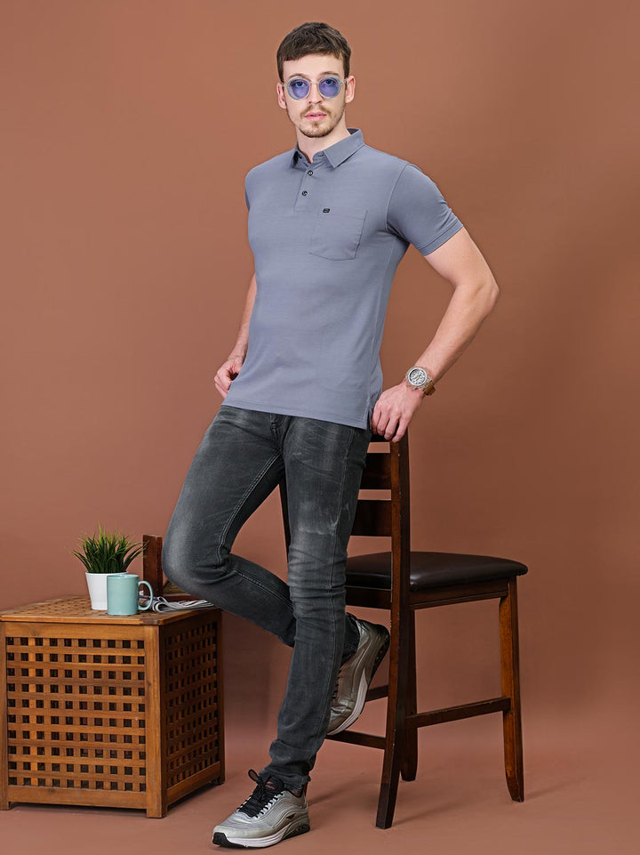 fg-1215 plain polo t-shirt for men #color_jet-grey