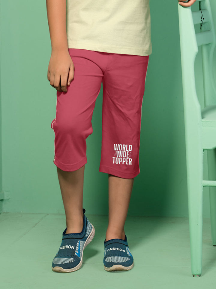 casual crew neck 3/4th set for boys light yellow color-essa garments#color_yellow-pink