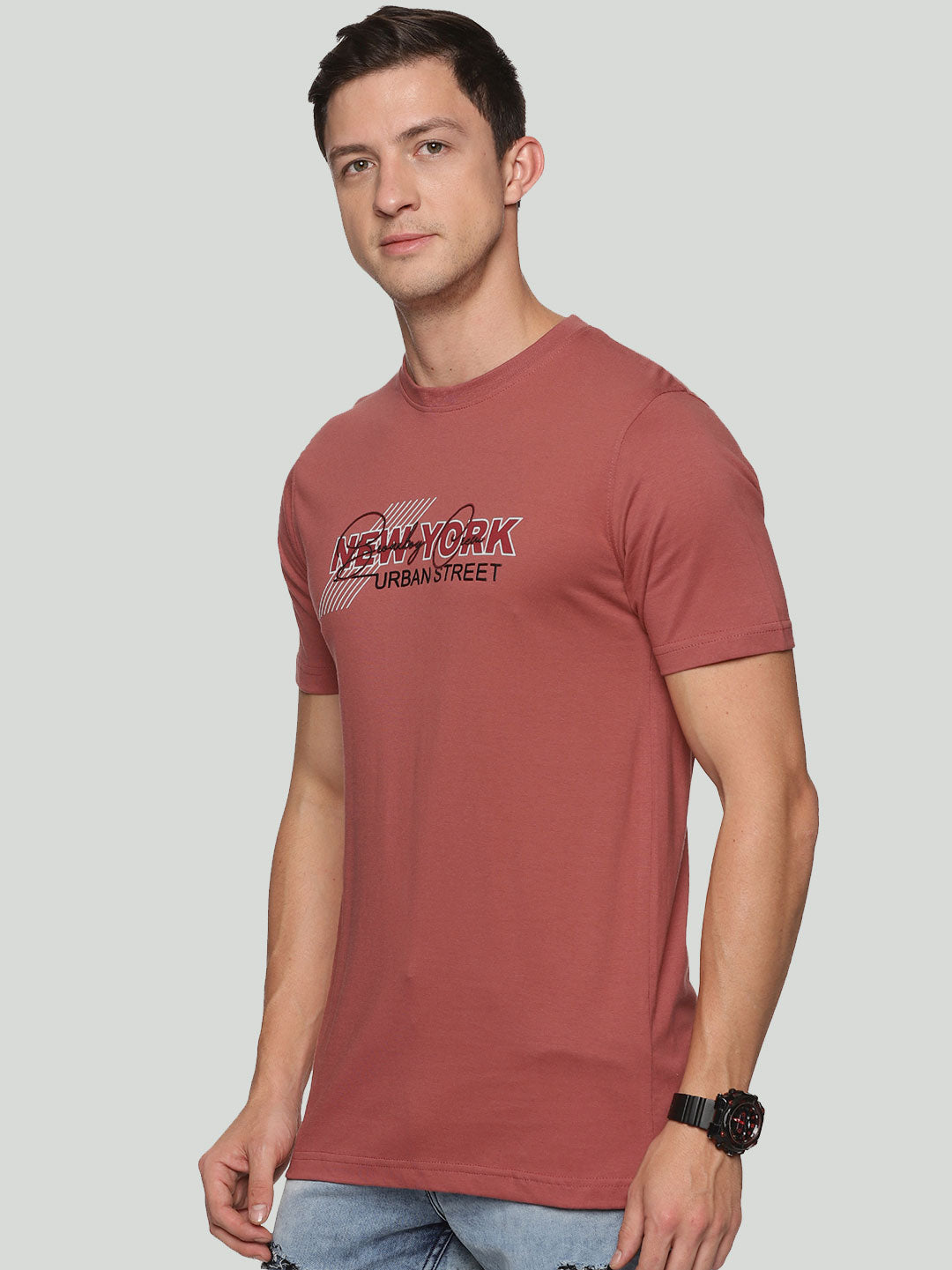 topper-7 classic t-shirt for men #color_mandy