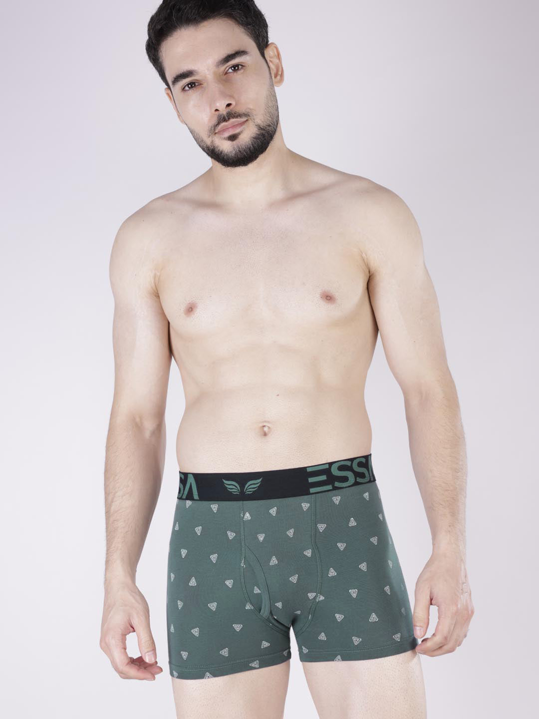 mr fit printed plus trunk #color_spanish-green