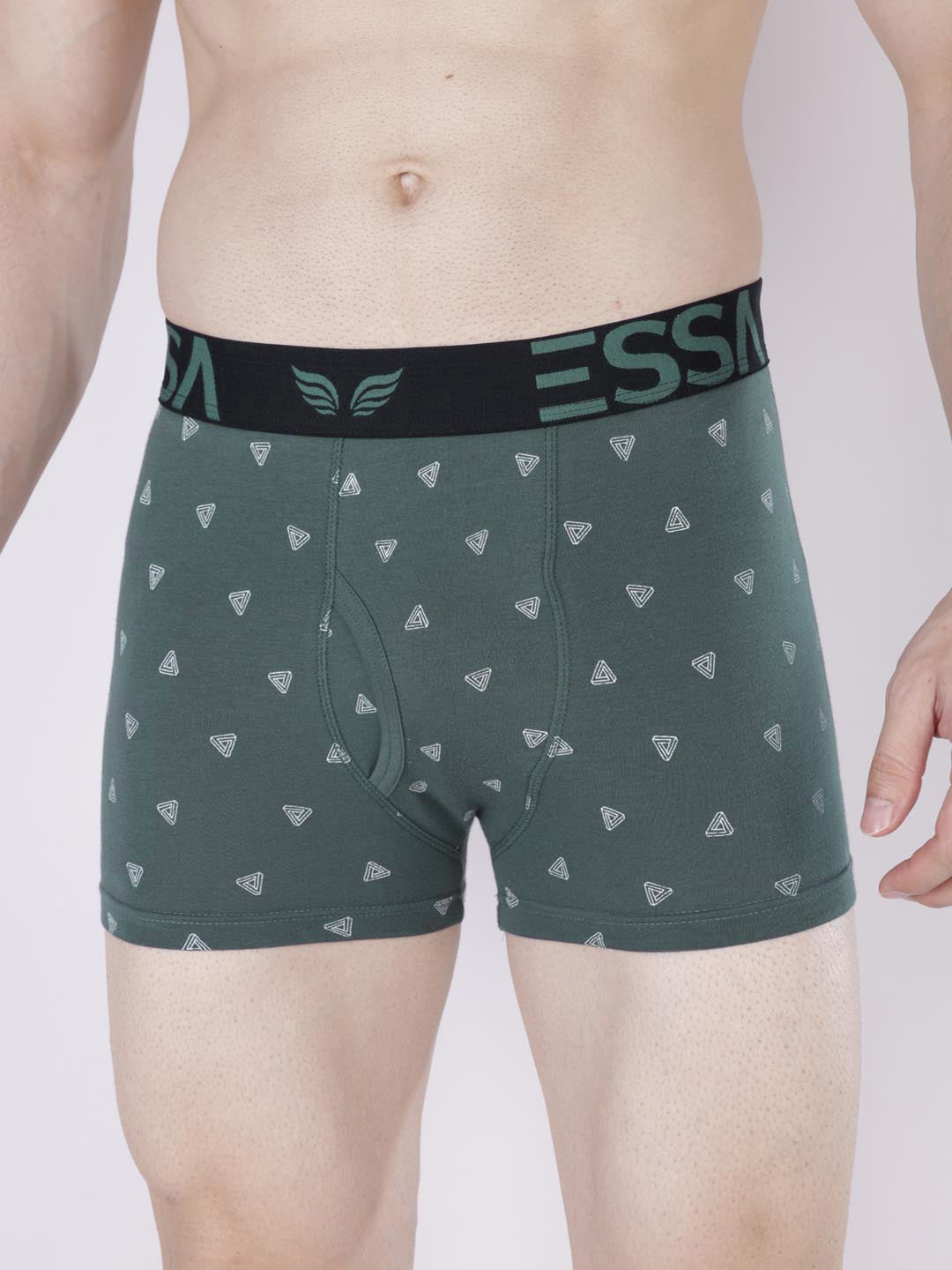 mr fit printed plus trunk #color_spanish-green