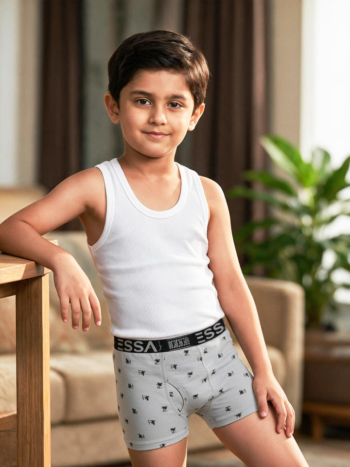 mr.fit junior print maroon trunk for boy#color_silver-grey