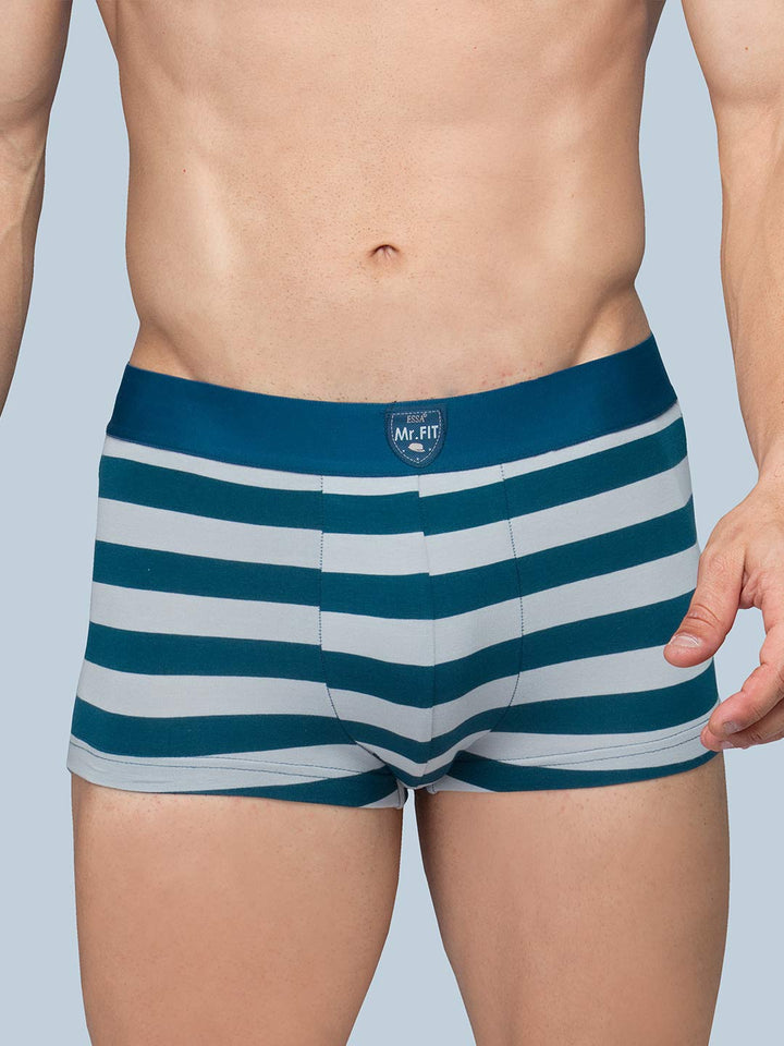 mr.fit-120 stripped brown trunk for men#color_sherpa-blue