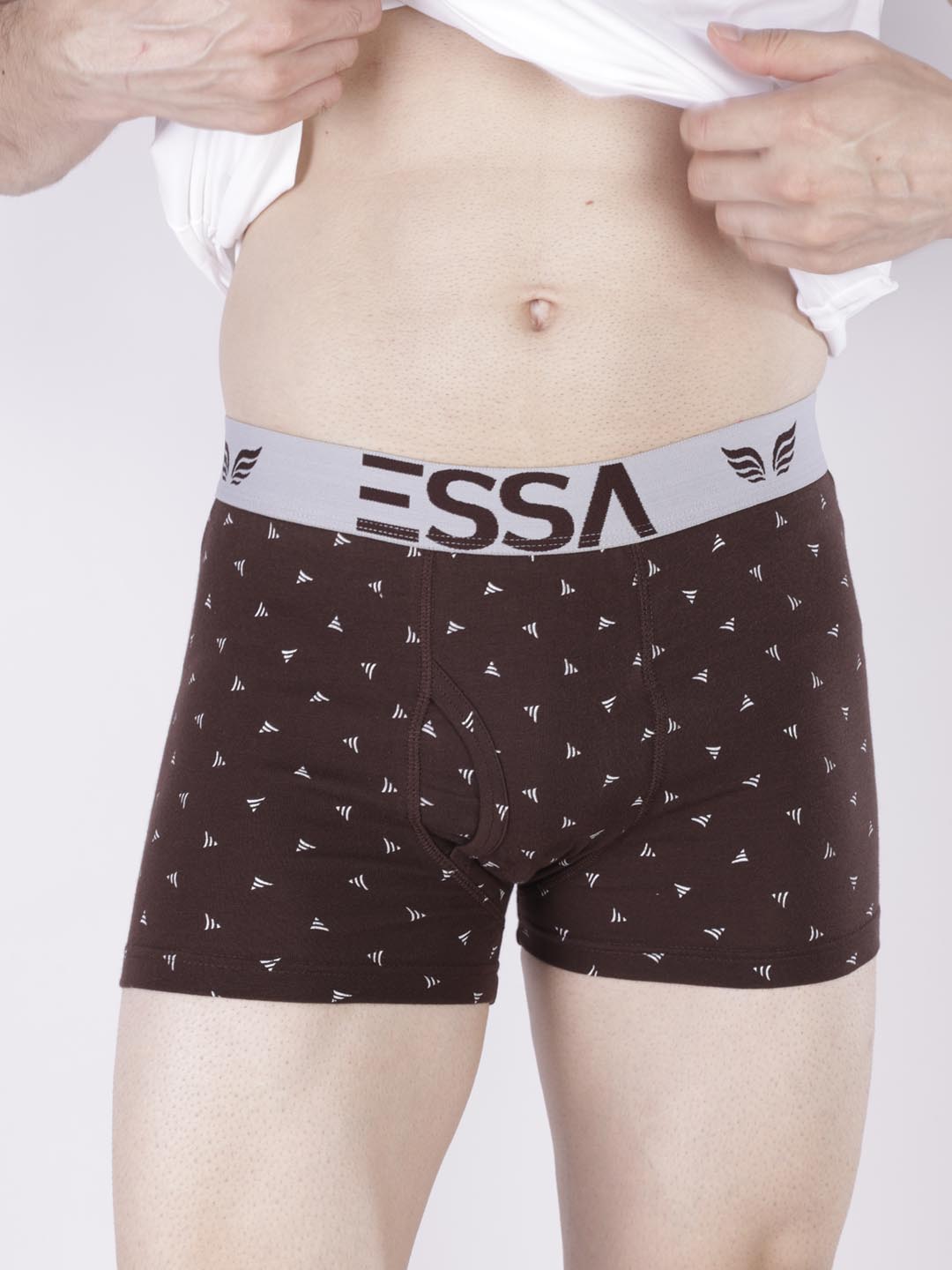 mr fit printed plus trunk #color_bistre