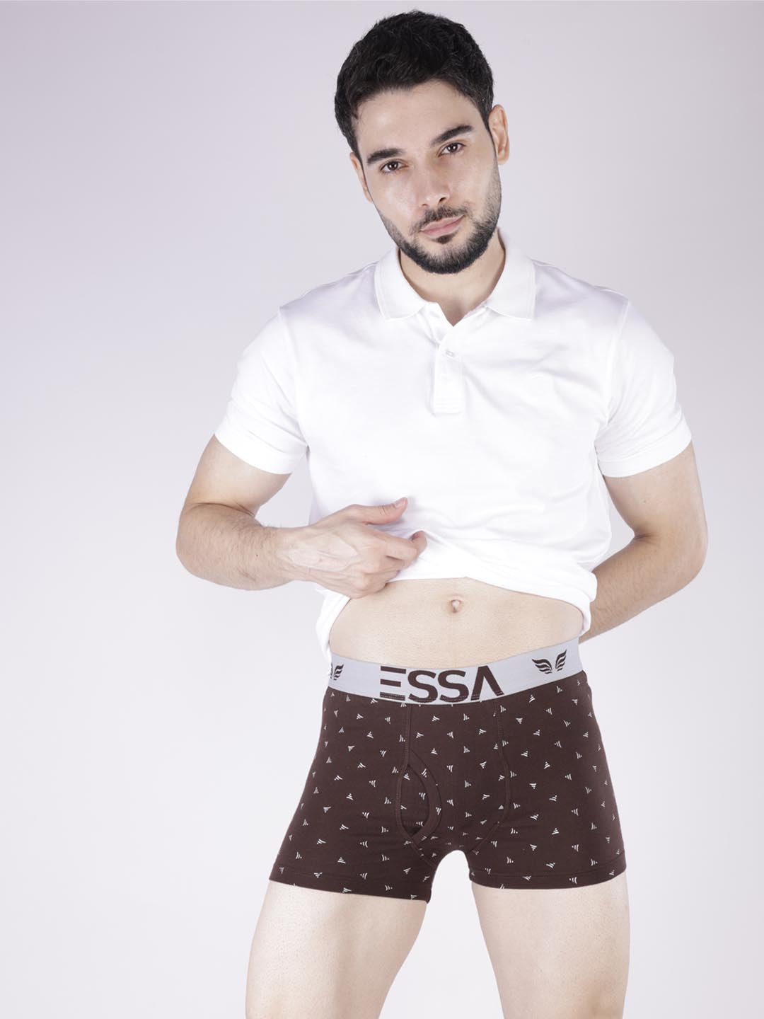 mr fit printed plus trunk #color_bistre