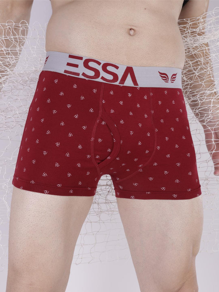 mr fit printed plus trunk #color_merlot