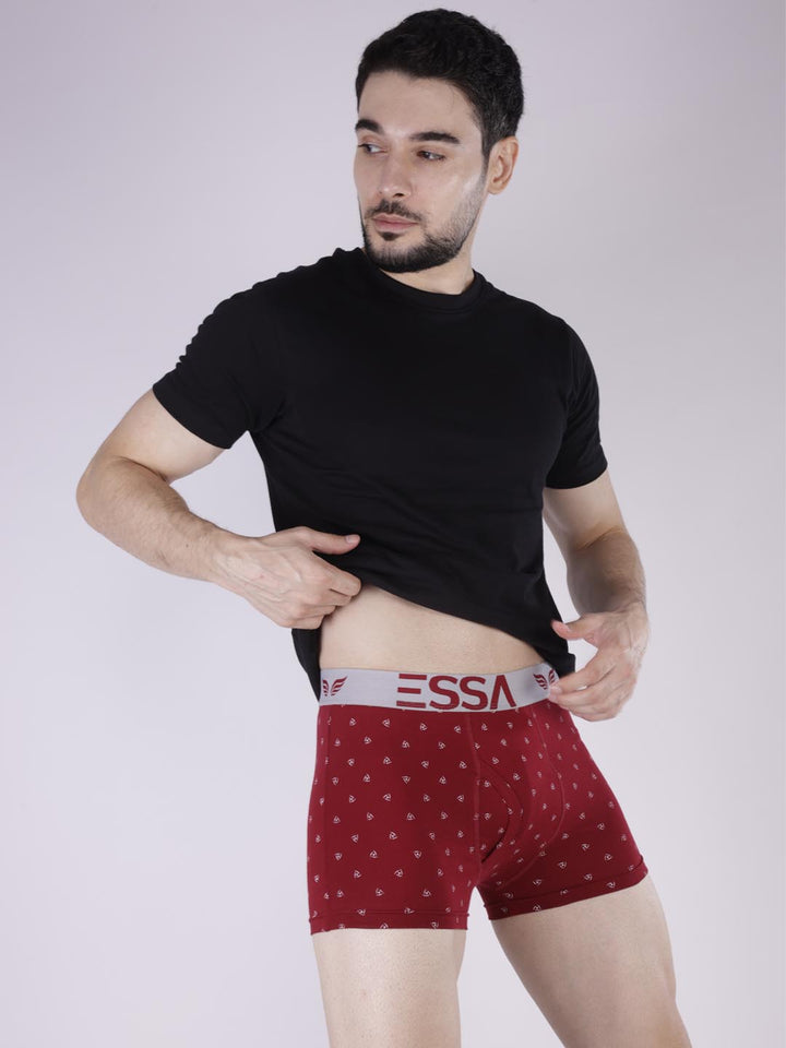 mr fit printed plus trunk #color_merlot