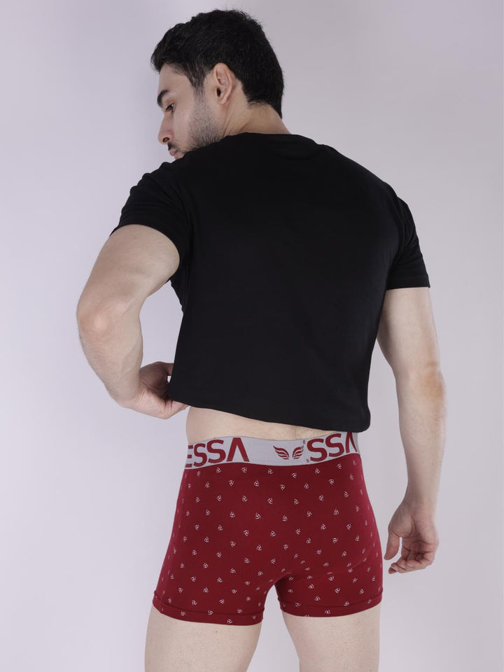 mr fit printed plus trunk #color_merlot