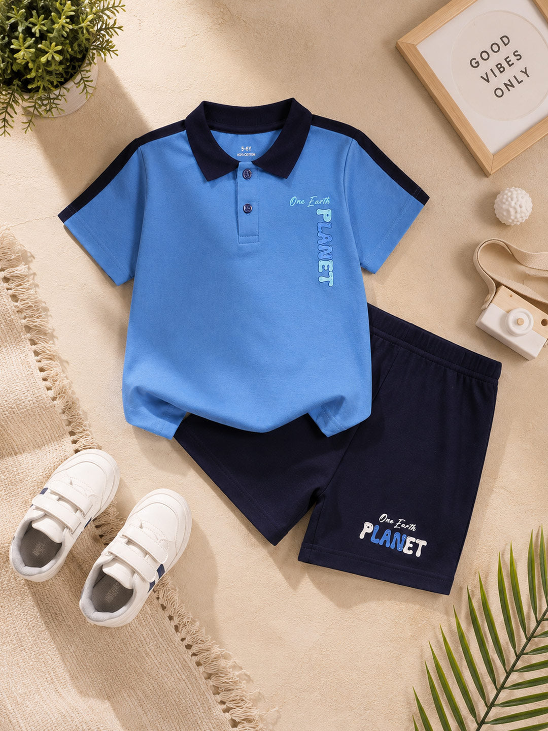 Baby Boys Polo T-Shirt With Shorts