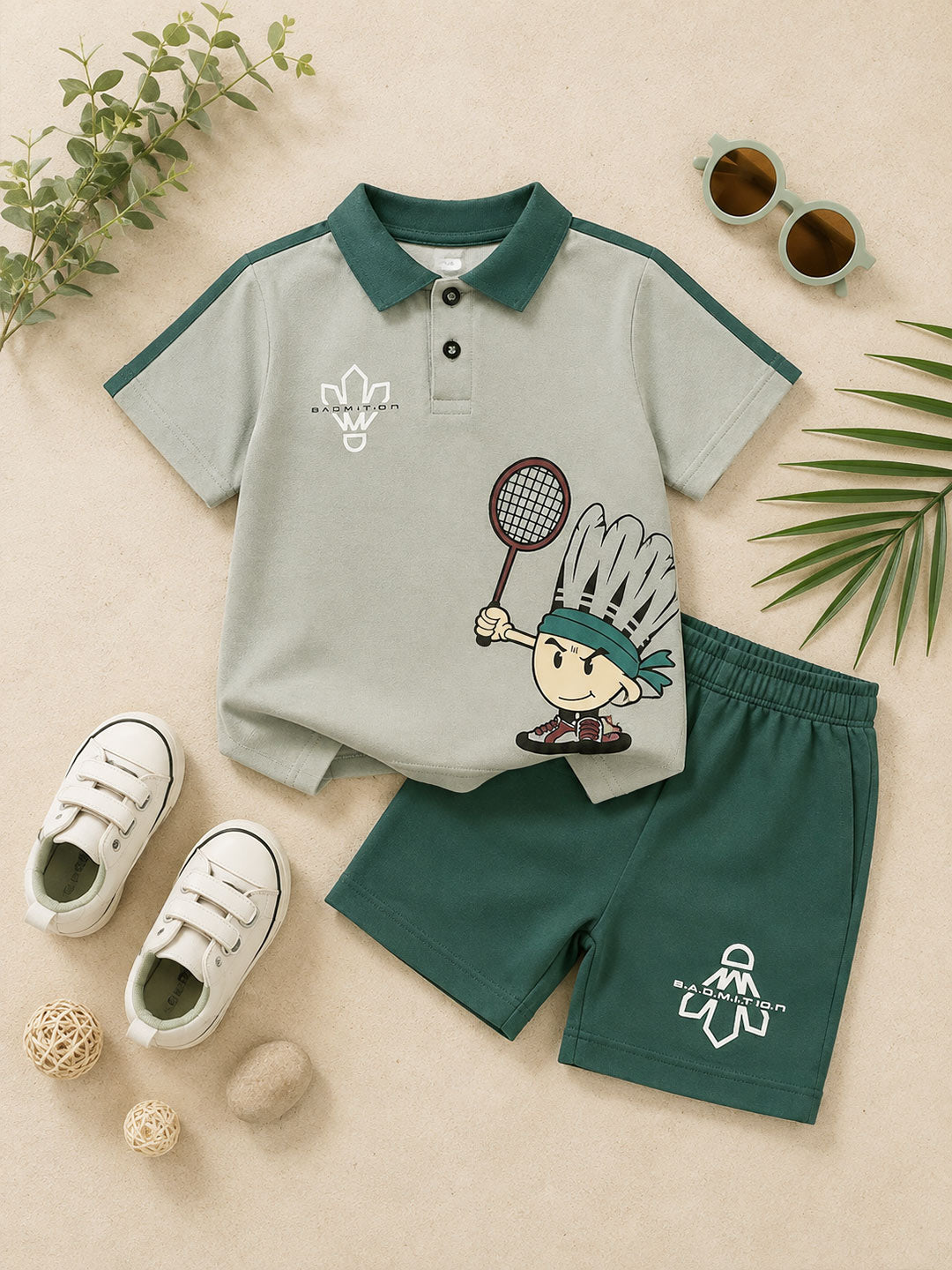Baby Boys Polo T-Shirt With Shorts