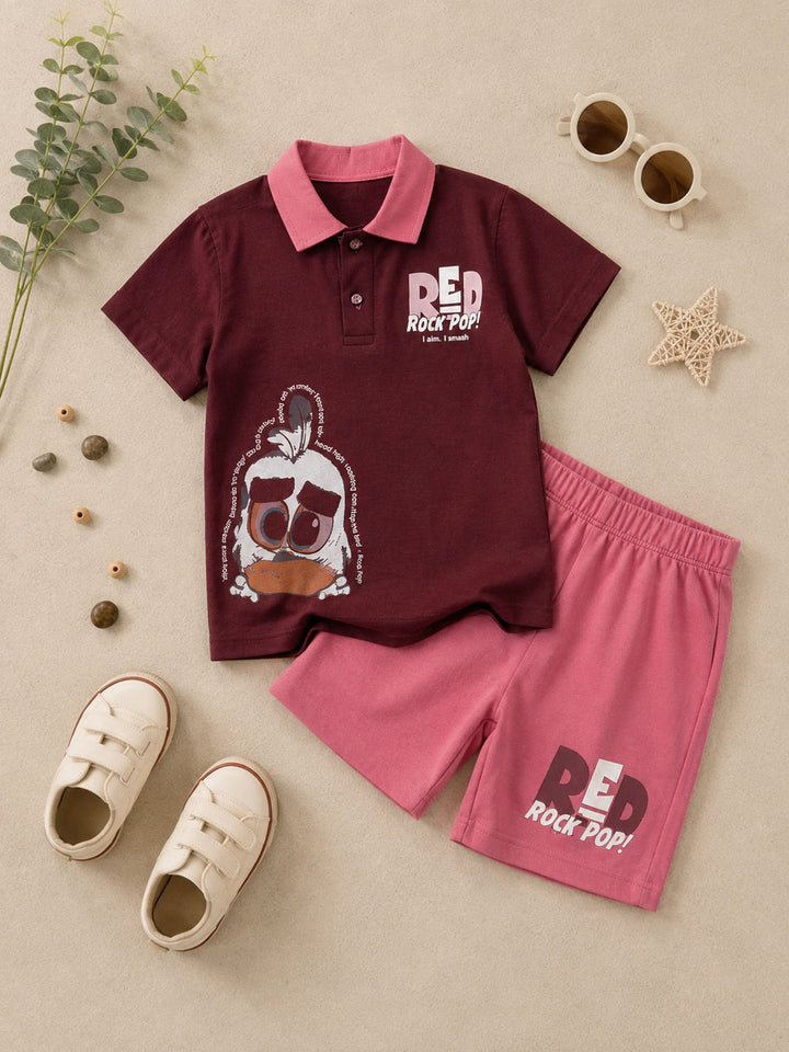 Baby Boys Polo T-Shirt With Shorts