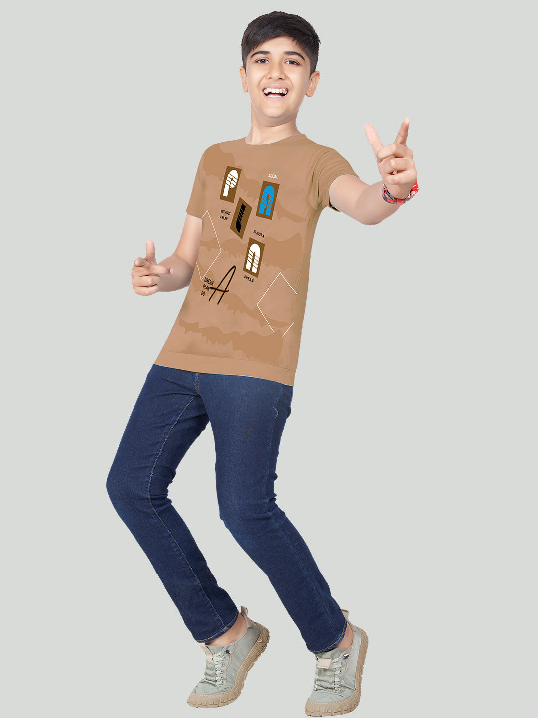 20-20 classic t-shirt for boys #color_pale-brown