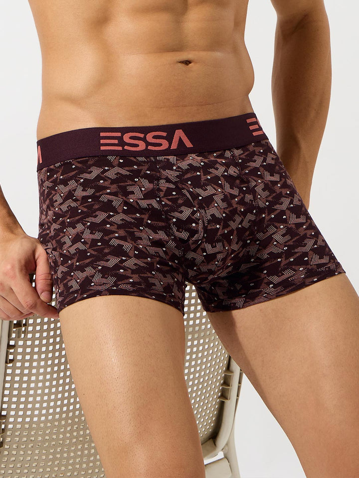 Passion Printed Cotton Trunks (Pack Of 3)