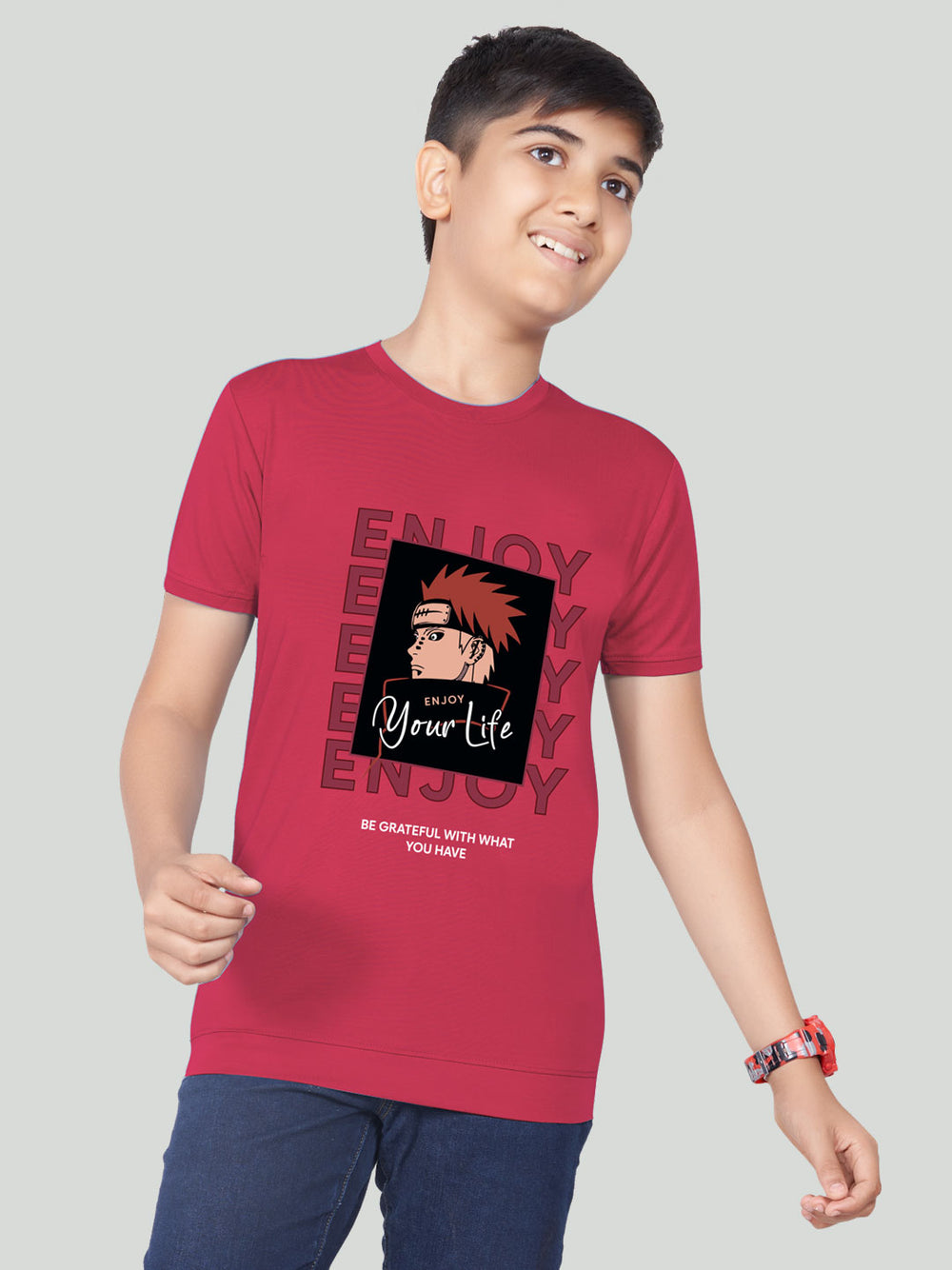 20-20 classic t-shirt for boys #color_purplish-red