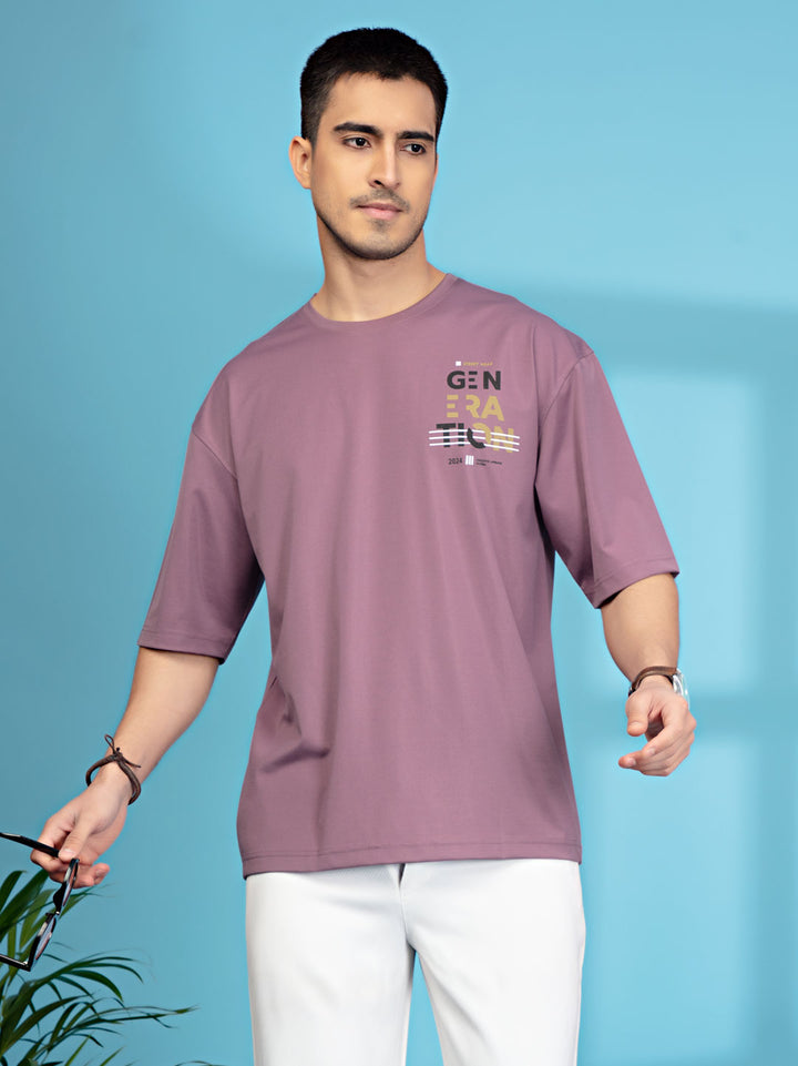 FG-1865 Down Shoulder T-Shirt For Men #color_raspberry-glace