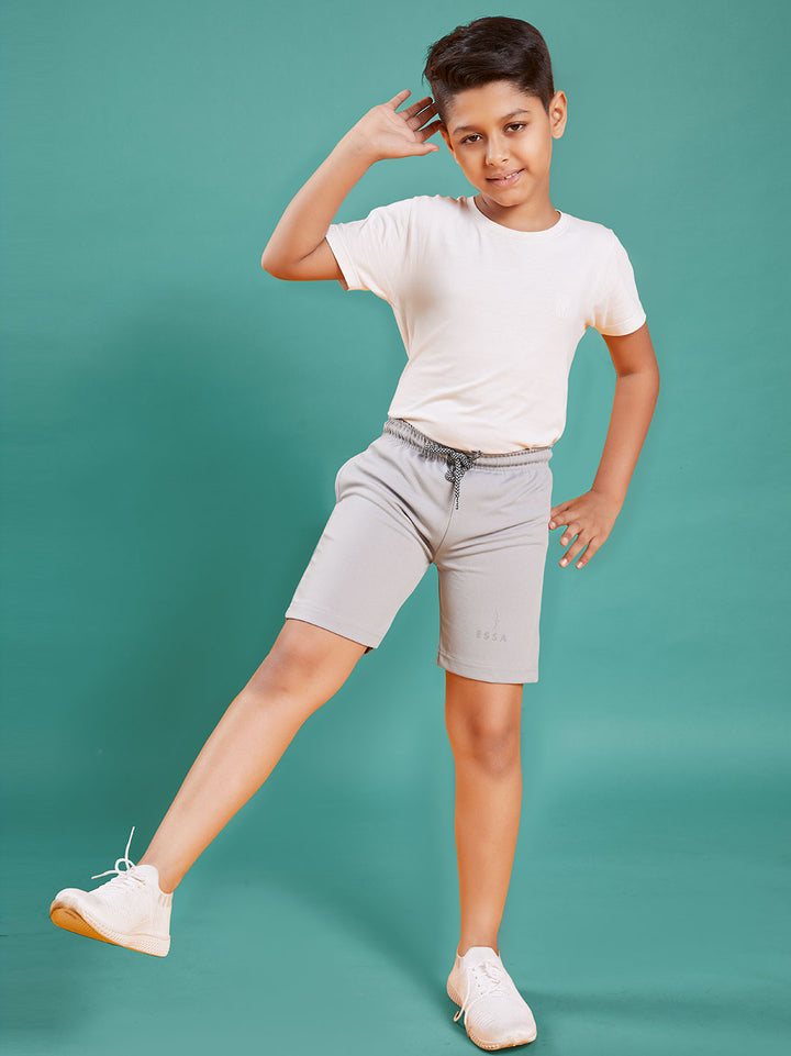 Fitzone-235 short for boys #color_silver-grey