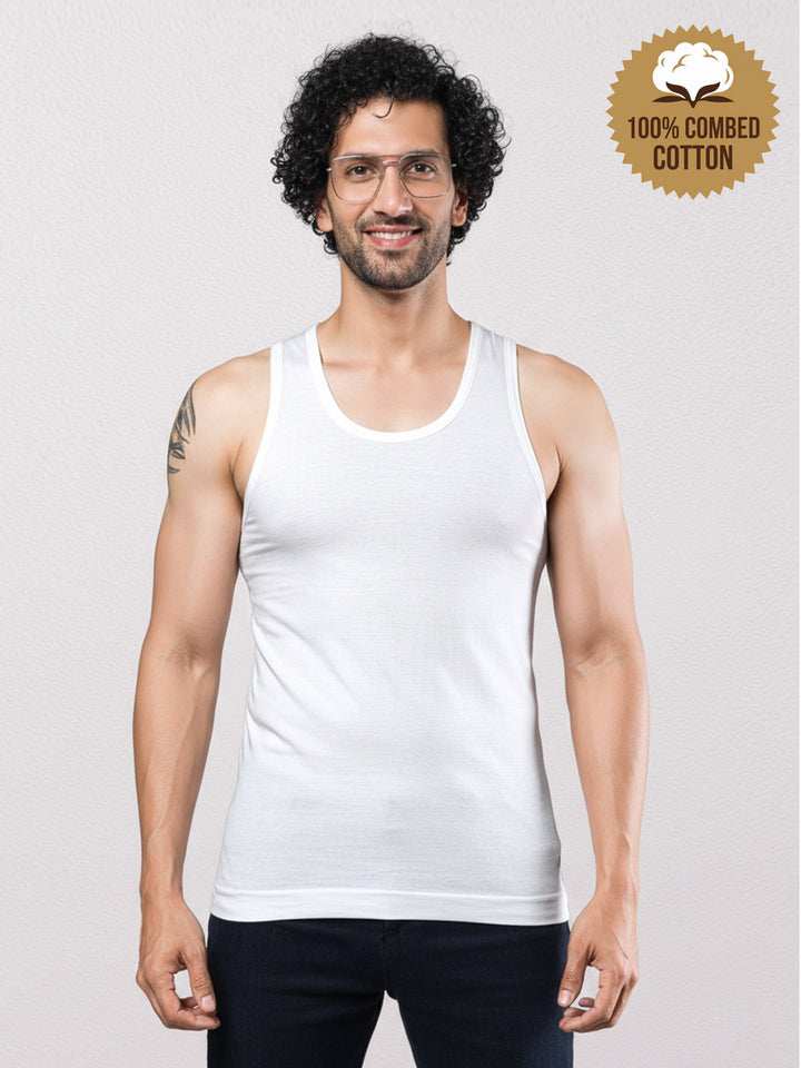 Soft & Soft White Vest