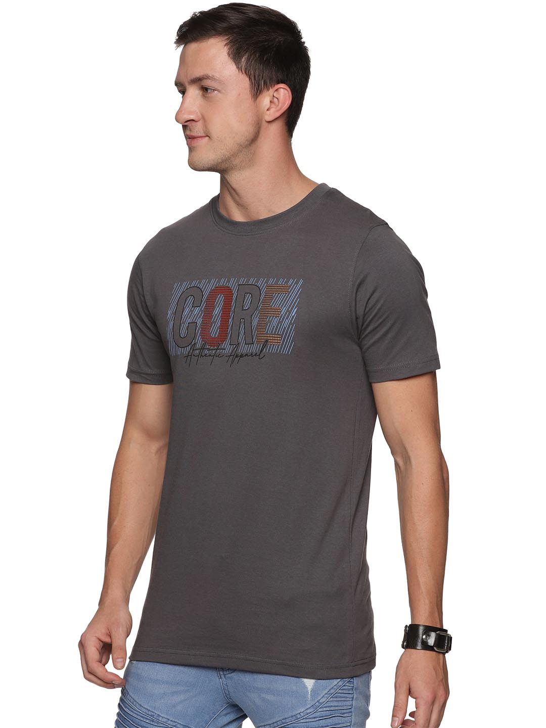 topper-7 classic t-shirt for men #color_charcoal-grey