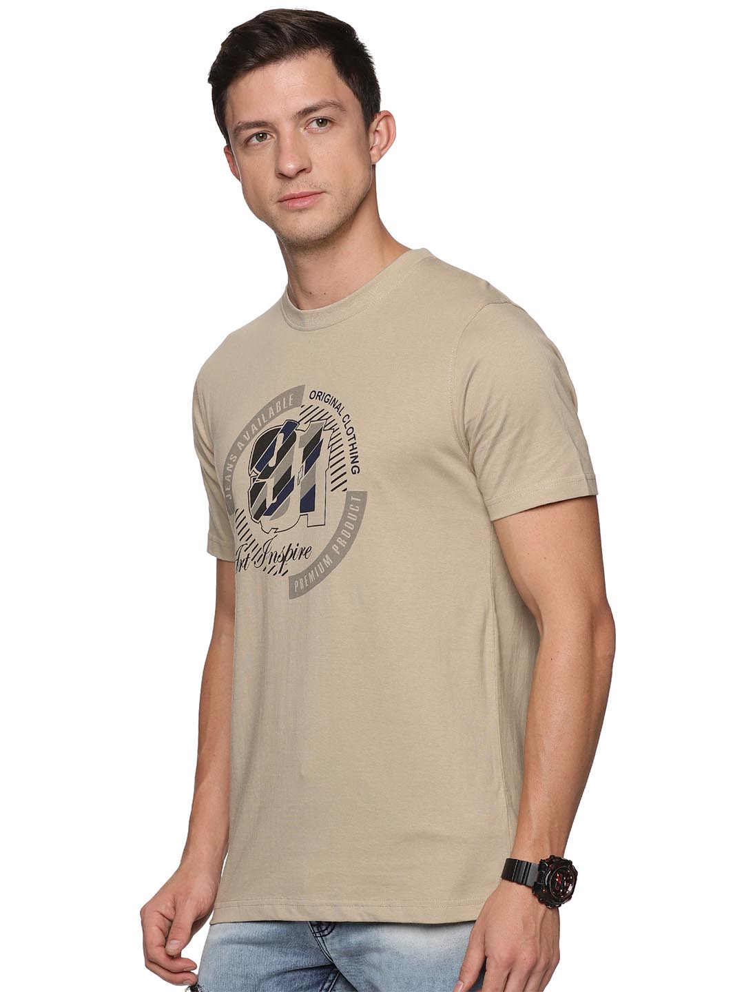 topper-7 classic t-shirt for men #color_champagne